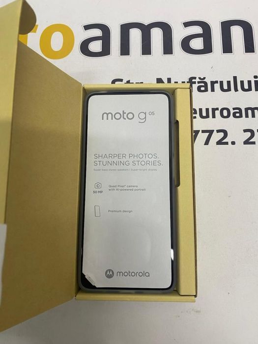 Telefon mobil Motorola g05, Dual SIM, 256GB, 4GB RAM-nou -N2-