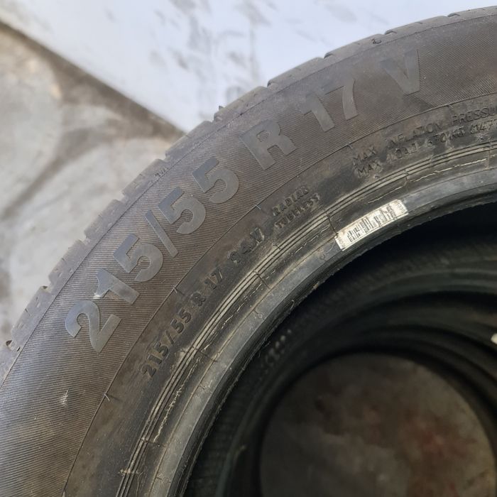 4x 215/55/17 VARA CONTINENTAL 8MM 2018 Stare noi