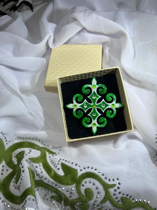 Этно - брошь. Ручная работа!