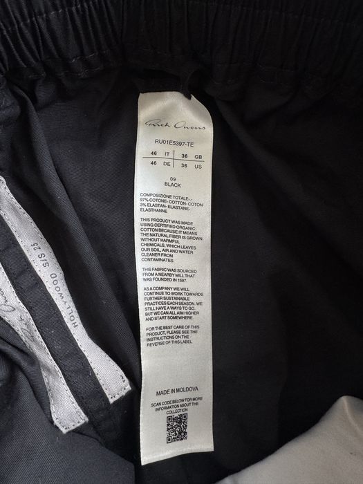 Rick Owens DRKSHDW Woven Long Boxers Shorts