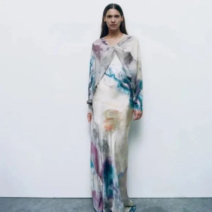 Rochie satinata Zara limited edition