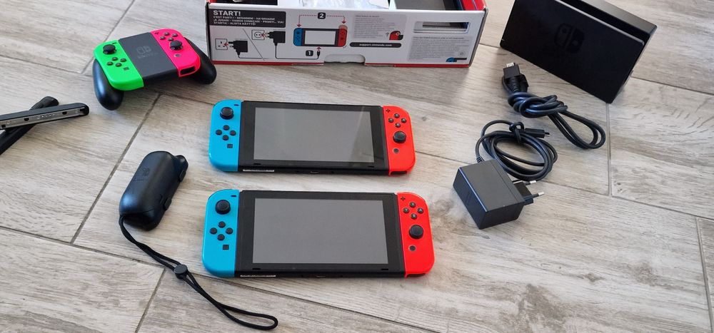 Nintendo swich v1-v2( 1x joc fizic- 7 digitale) card memorie dedicat !