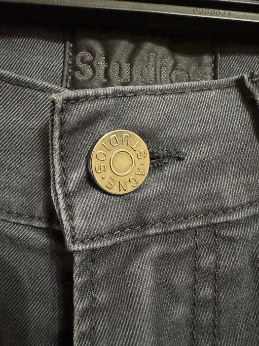 Acne Studios Ace Ups Black Jeans.