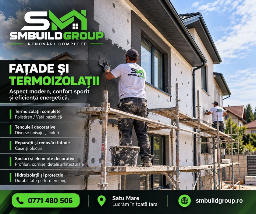 Renovari Complete Satu Mare | Interioare, Fatade, Instalatii, Pavaje, Tencuieli, Sape