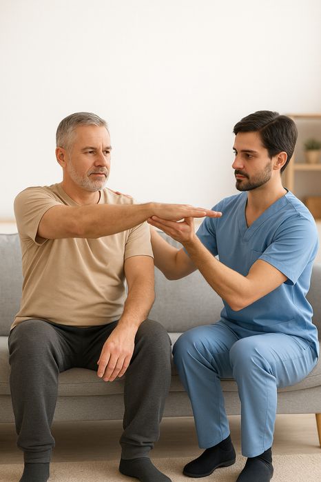 Kinetoterapie la domiciliu - Recuperare in siguranta, la tine acasa!