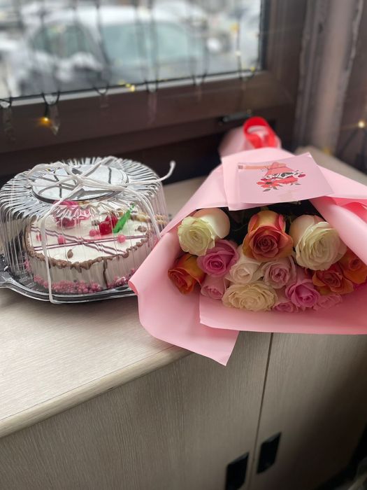 Цветы с доставкой Алматы 101 роза