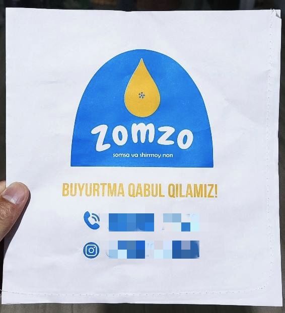 SOMSA uchun sifatli qog'oz paket. Качественные бумажные пакеты