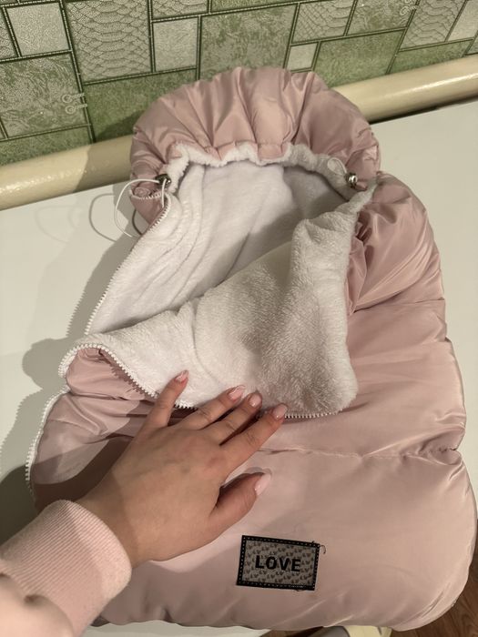 Кокон для малышки теплый