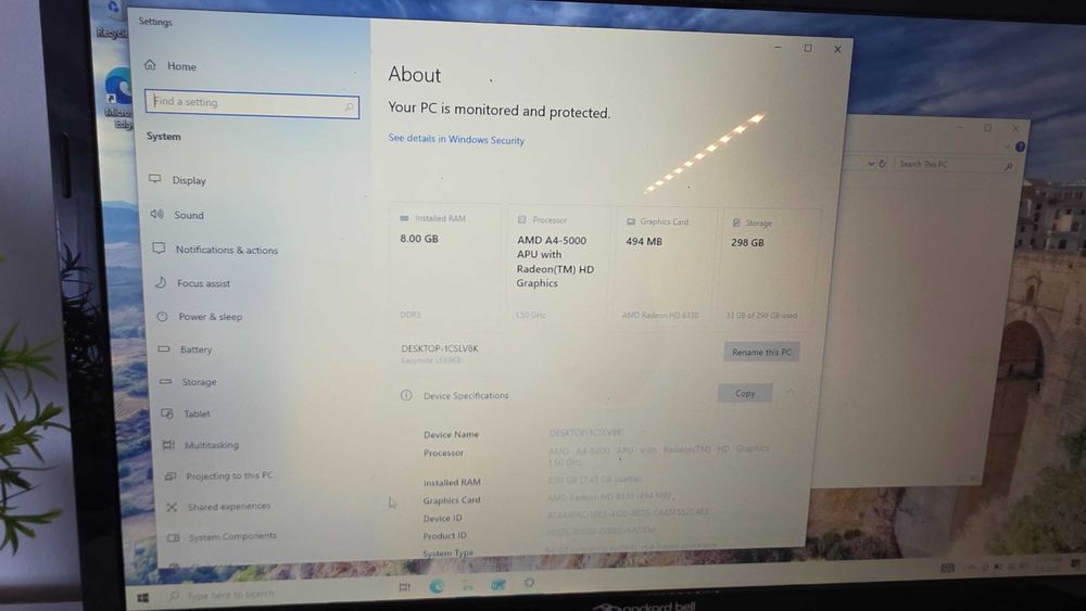 Laptop Packard Bell Easy Note LE69KB