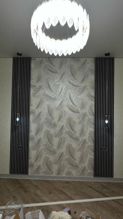 Поклейка обоев всех видов