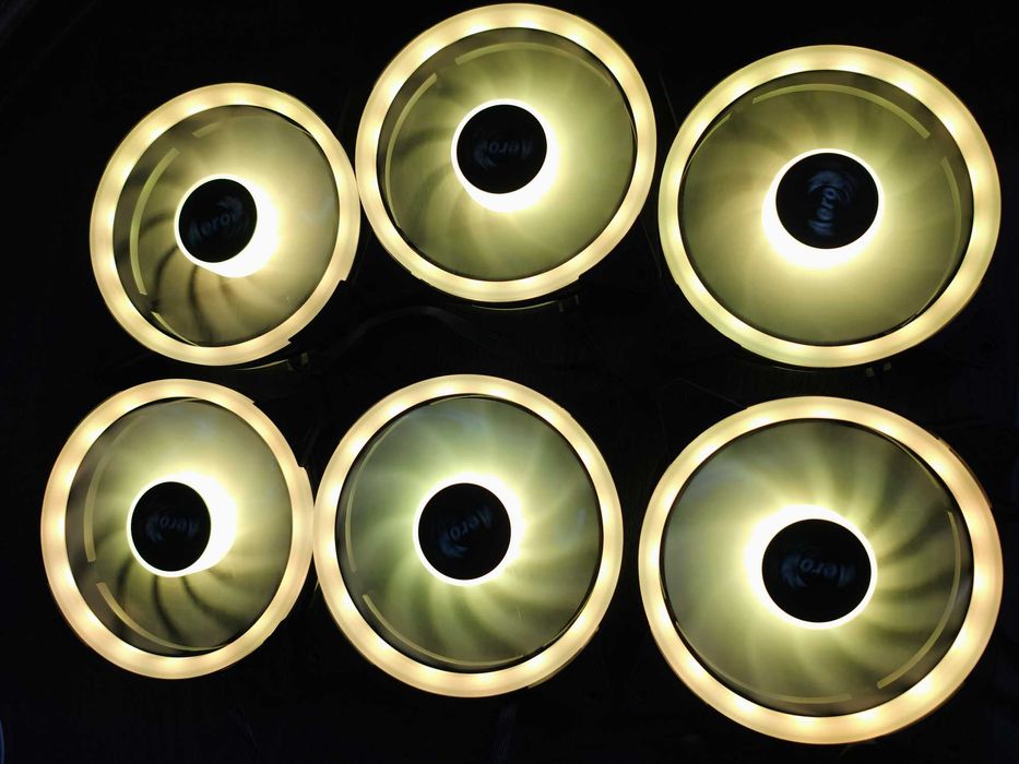 6 X Cooler Ventilator Aerocool Duo 12 ARGB 120mm ARGB.