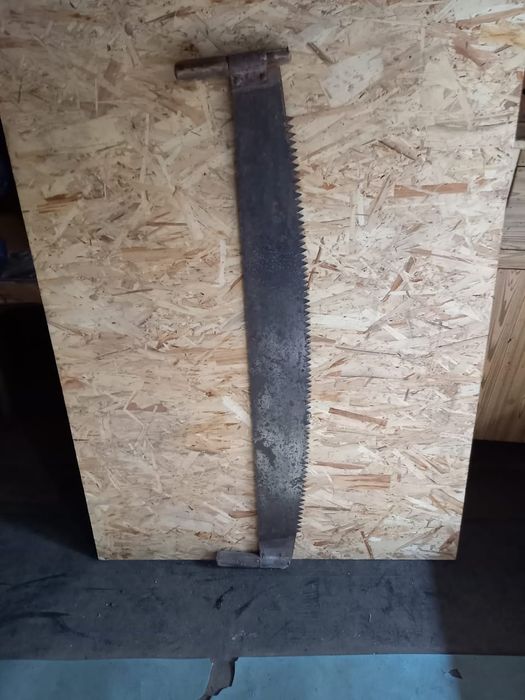 Пила двуручная советская