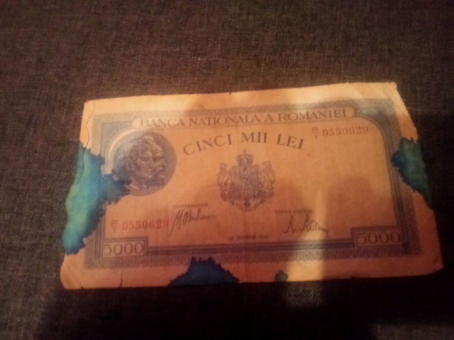 Bancnote de colecție multe în stare foarte bună