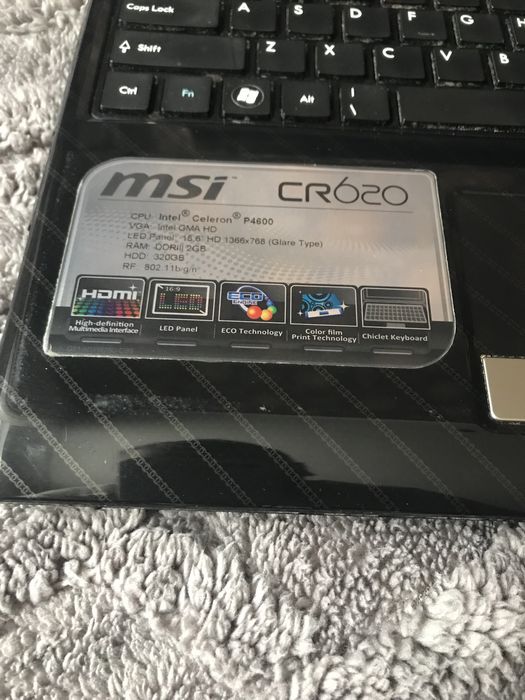 Laptop MSI negru