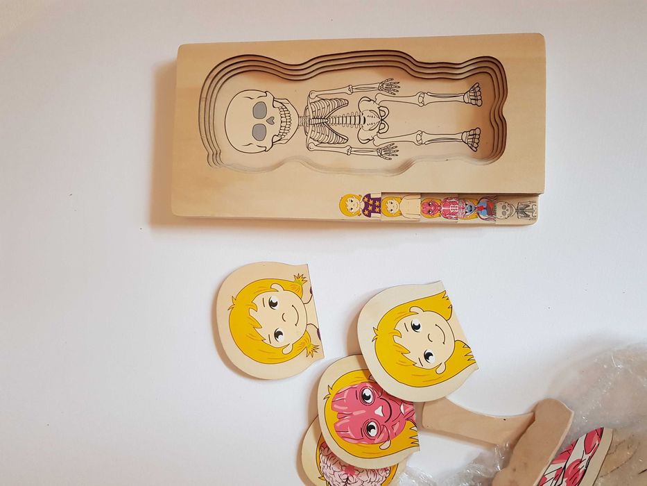 Pachet jucarii de lemn 2-3 ani Montessori