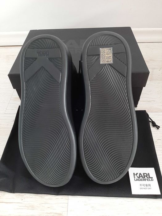 Кожени маратонки  Karl Lagerfeld  KAPRI