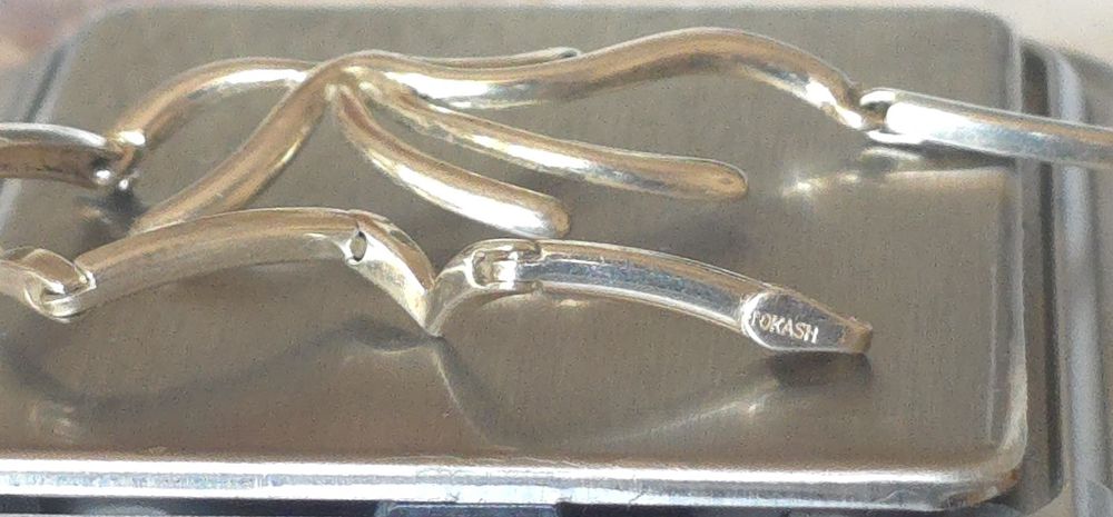 Сребърна гривна Tokash