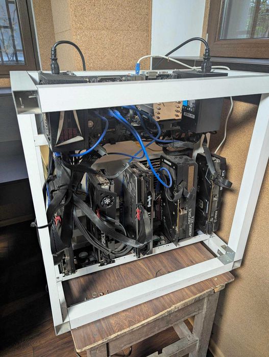 3 Карти NVIDIA Geforce RTX 3090 + 2 Карти NVIDIA Geforce RTX 3080ti