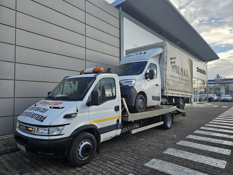 Tractari auto Roman.Tractoare ,Platforma hidraulica.Servicii macara