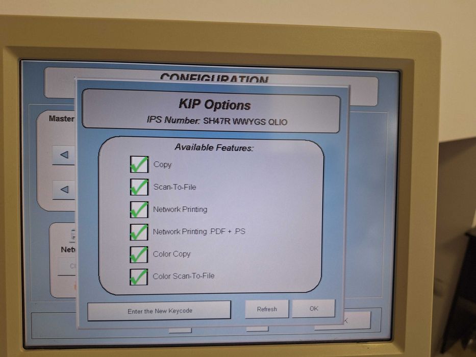 Широкоформатен цветен принтер копир скенер KIP 3000