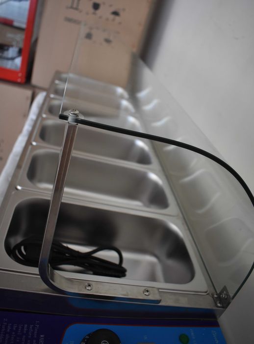 Vitrina electrica mentinere la cald Bain Marie 1.2M 6 GN 1/3 10cm