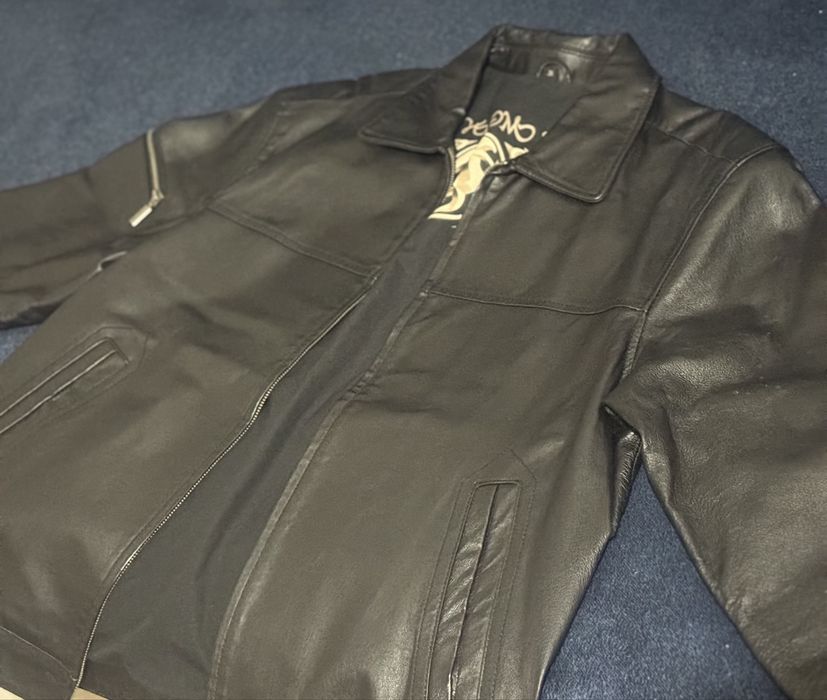 Мужская кожаная куртка