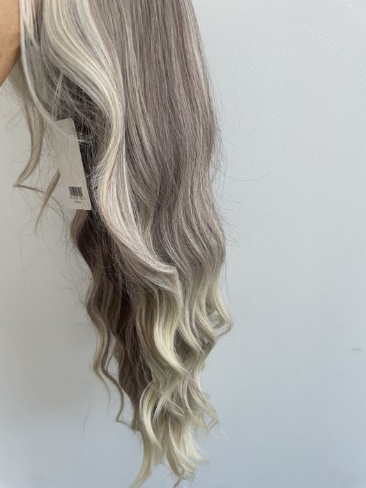 Peruca semi naturala blond balayage