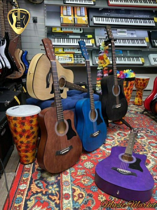 Гитара акустическая FLIGHT скидка! Akustika gitaralar katta chegirma!