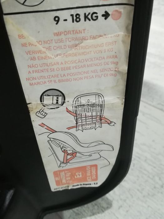 Бебешко столче за кола до 18кг/френско/ Travel easy