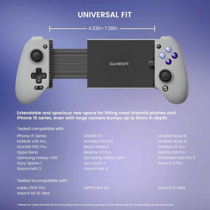 Мобилен контролер GameSir G8 Galileo USB-C