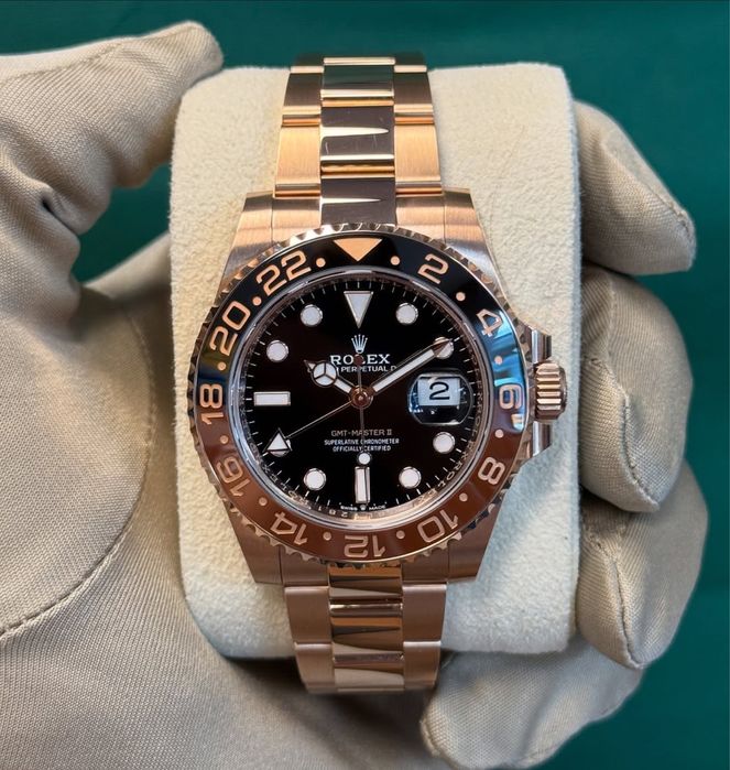 Rolex Gmt - master ll roze gold