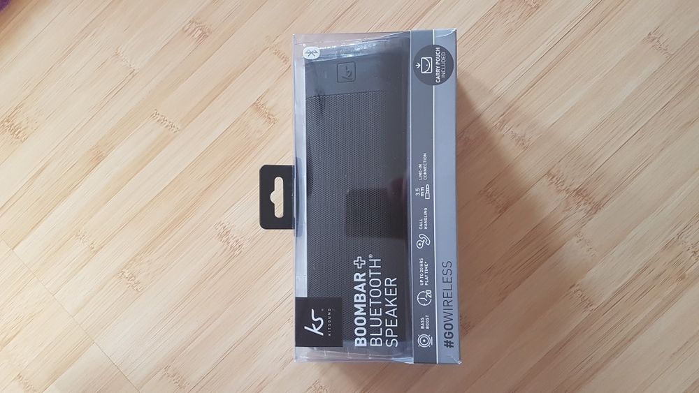 Boxa portabila KitSound BoomBar Plus, Bluetooth, Black