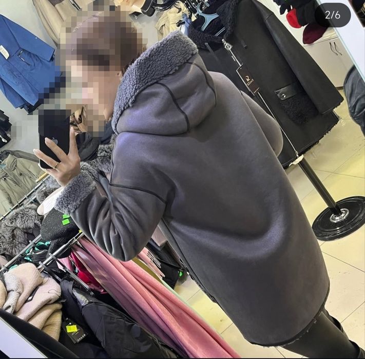 Цена до конца недели. Продам новую дубленку(двухсторонняя)