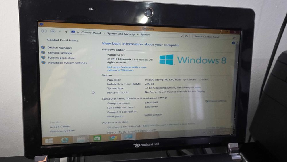 Mini Laptop Packard Bell KAV60