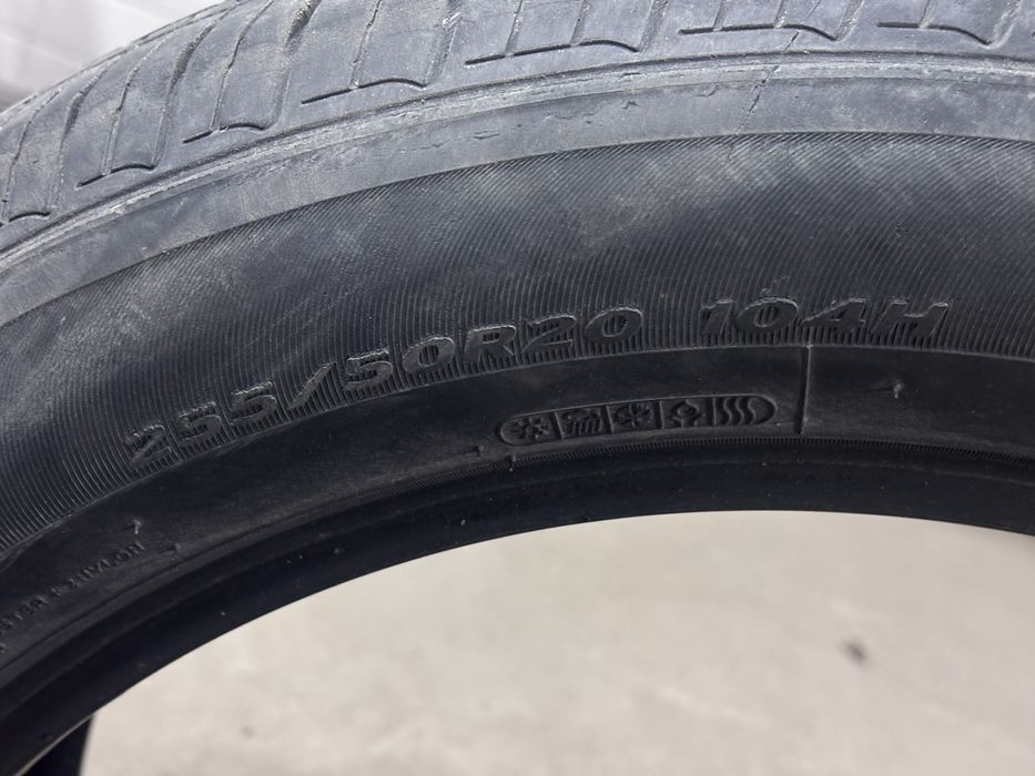 продам компелект резины 255/50R20 все сезонка