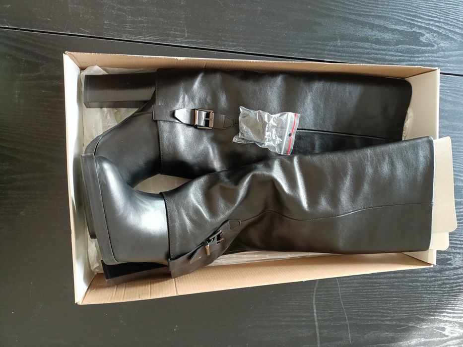 Cizme negre lungi Ginno Rossi