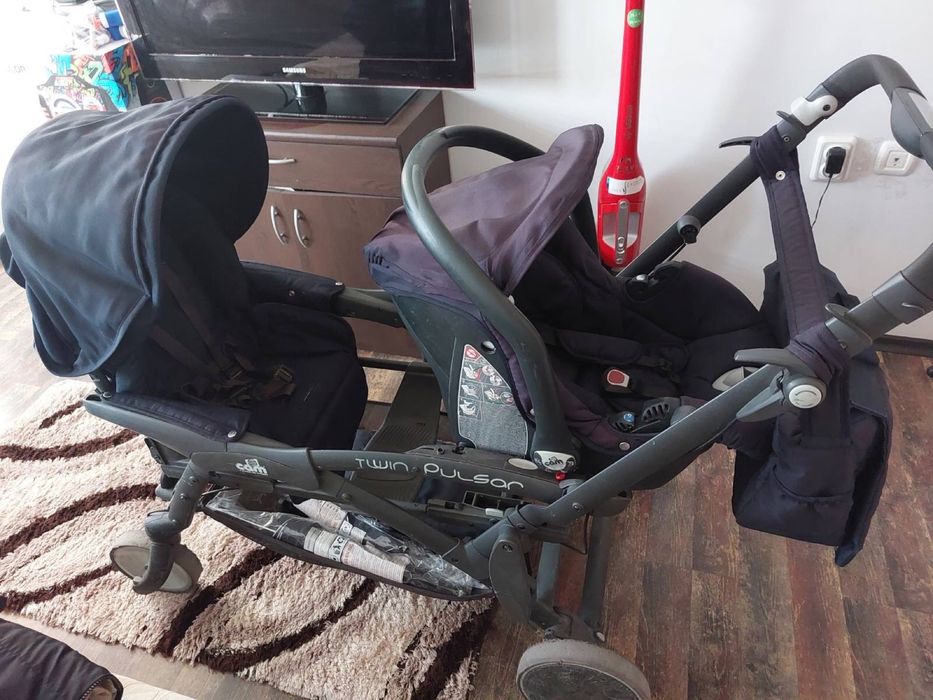 Детска количка за близнаци CAM