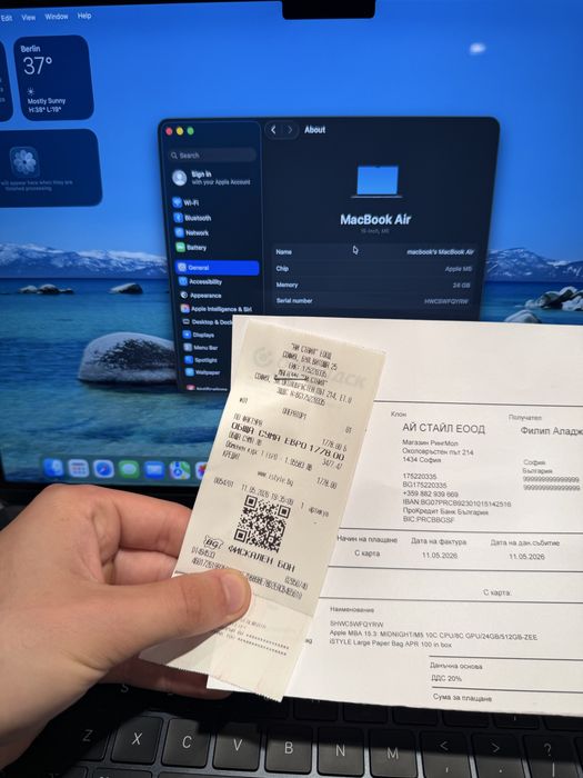 Istyle! Macbook Air 15" M5 24RAM 512 SSD — миниатюра 11