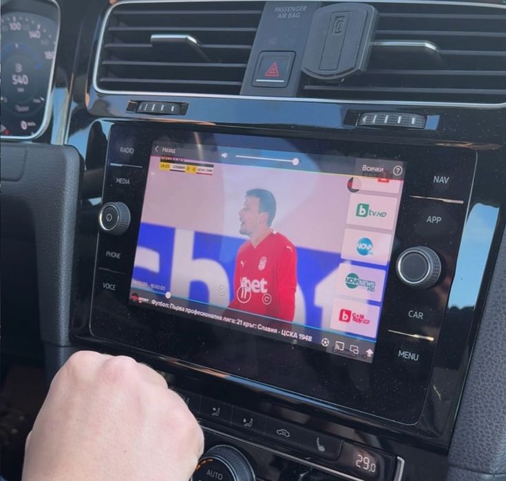 CarLinKit TV– Телевизия,YouTube,безжичен CarPlay/AndroidAuto– 8+128GB