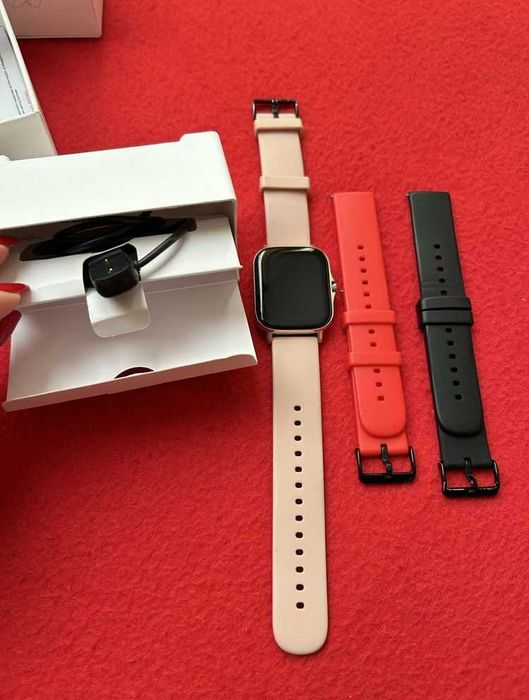 Чисто нов Смарт часовник Amazfit GTS2 + 5 каишки подарък