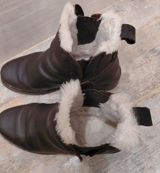 Дамски Кожени ботуши EMU Pioneer Leather, цвят Кафе, номер 39