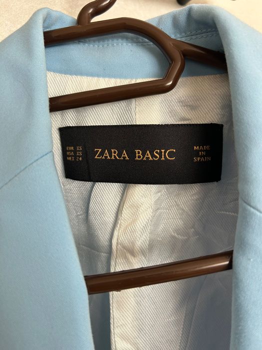 Сако ZARA светло син цвят