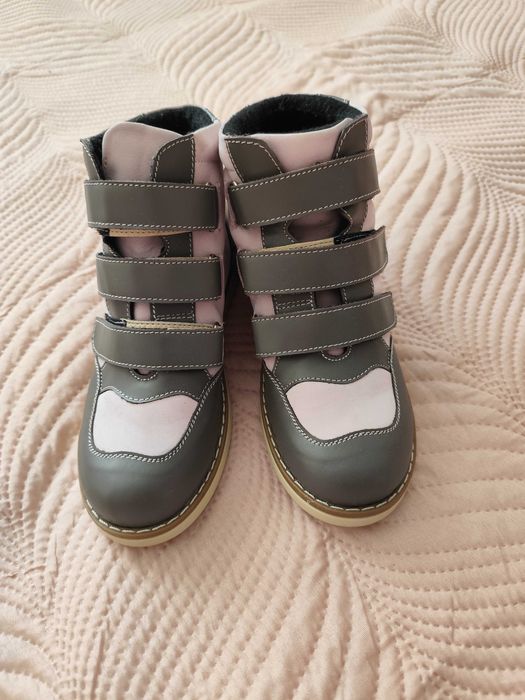 Детски зимни боти естествена кожа
