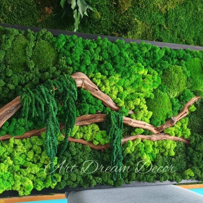 Живи картини и декорации от стабилизиран Скандинавски  мъх