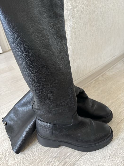 Сапоги из натуральной кожи