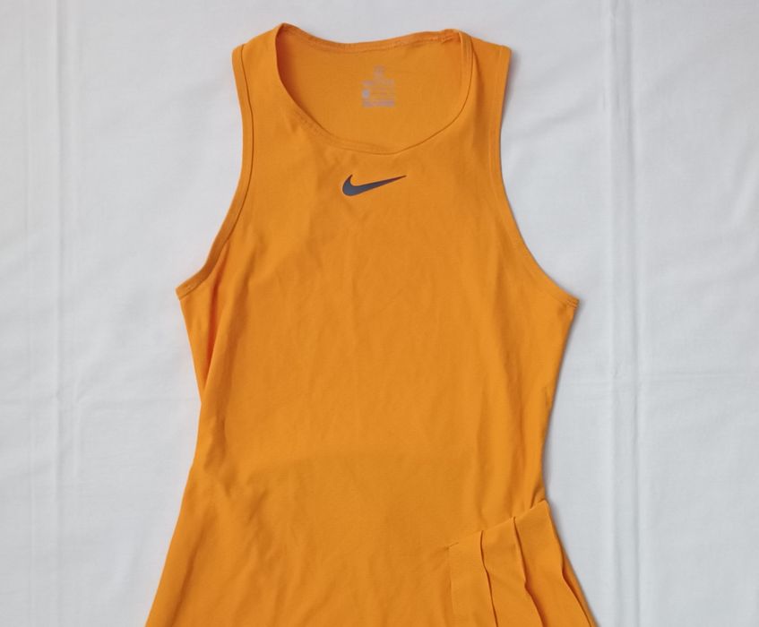 Nike Court TechKnit Cool Slam Dress оригинална рокля XS Найк спорт