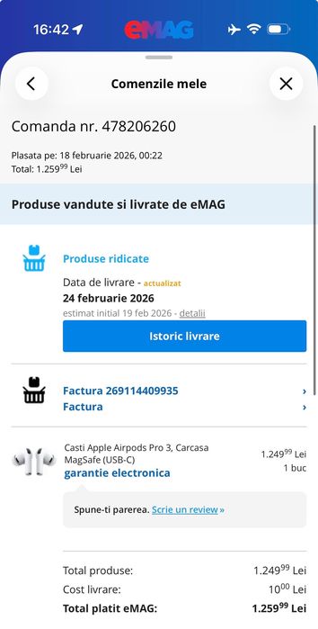 Apple AirPods Pro 3 - Garanție 1 An - Super Preț