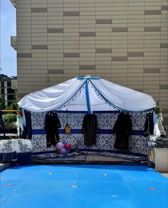 Полу юрты на наурыз