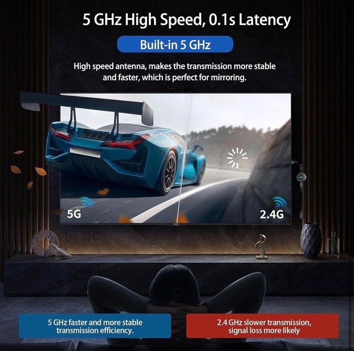 Адаптер Dongle HDMI Wireless Miracast 4K IOS ANDROID AirPlay