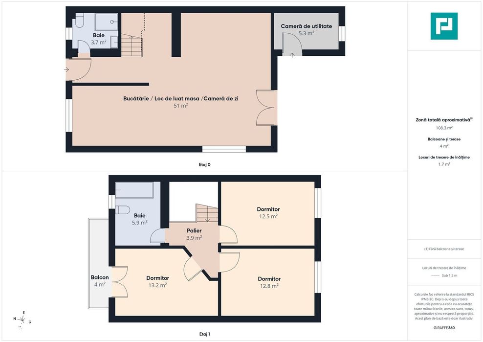 Duplex premium 4 camere | Finisaje premium | Utvin